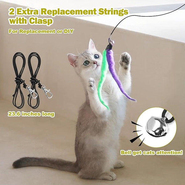Purina Retractable Wand Cat Toy with Feathers