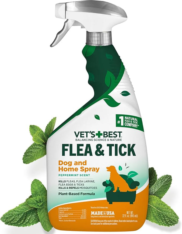 Vet's Best Flea & Tick Home Spray - 32 oz