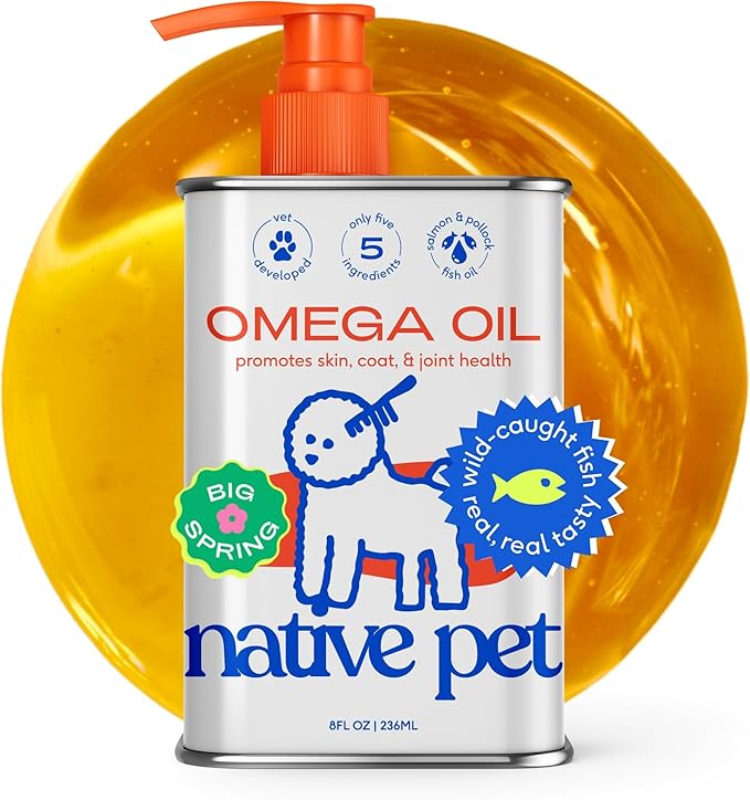 Native Pet Omega 3 Fish Oil for Healthy Coat & Joints