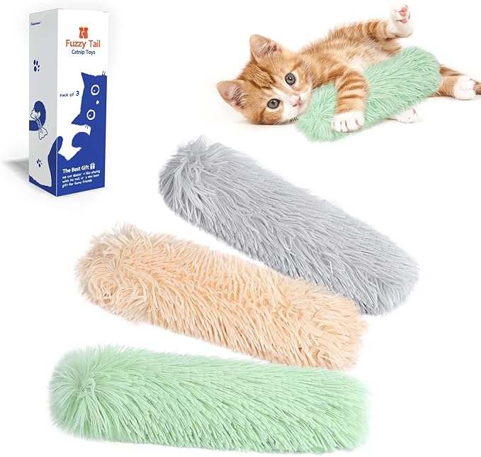 Catnip Crinkle Kicker Toys – 3 Pack