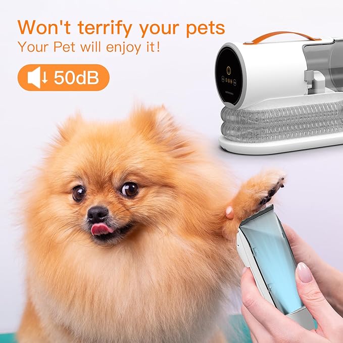 Dog Grooming Vacuum Kit with 5 Tools