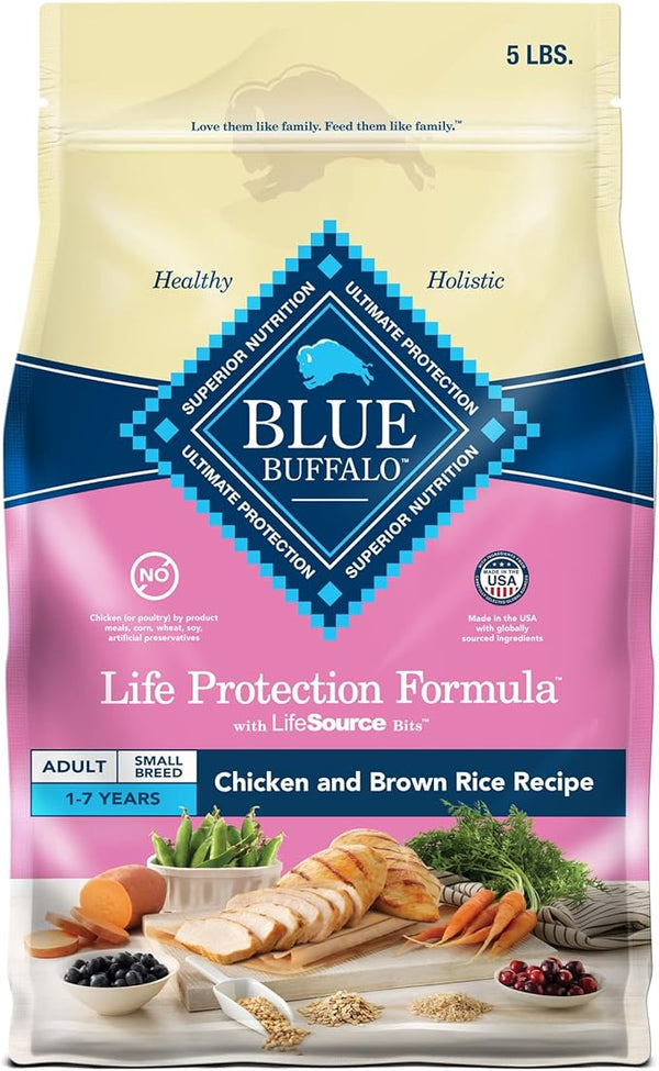 Blue Buffalo Small Breed Chicken Rice Dog Food 5lb