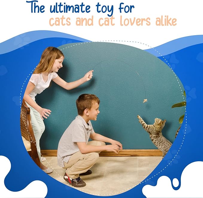 Interactive Cat Dancer Toy - Brown Color