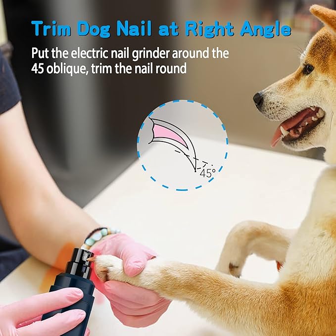 2-Speed Rechargeable Dog Nail Grinder