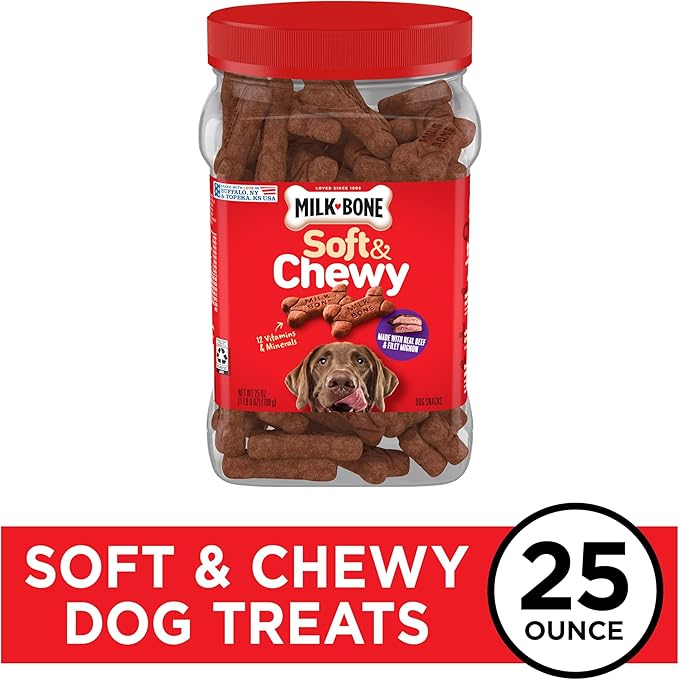 Milk-Bone Beef & Mignon Chewy Dog Treats 25oz