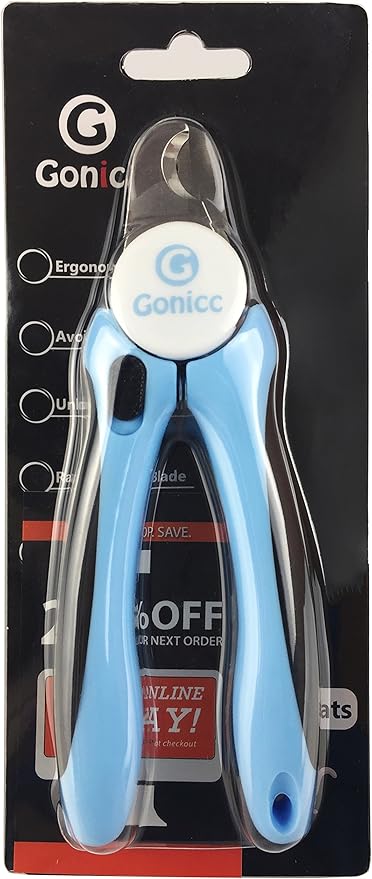 Gonicc Pet Nail Clippers with Safety Guard & File