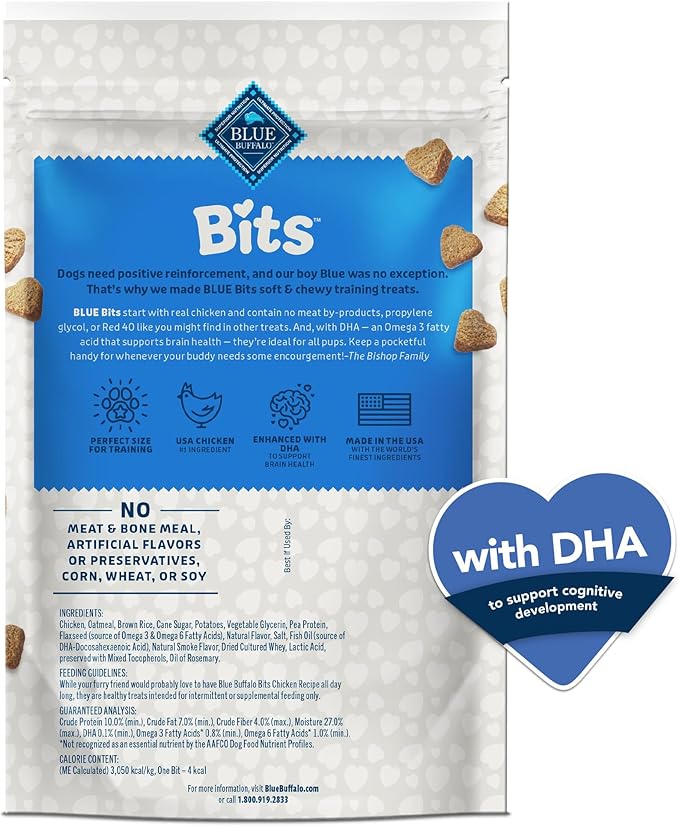 Blue Buffalo Chicken Training Treats with DHA, 19oz