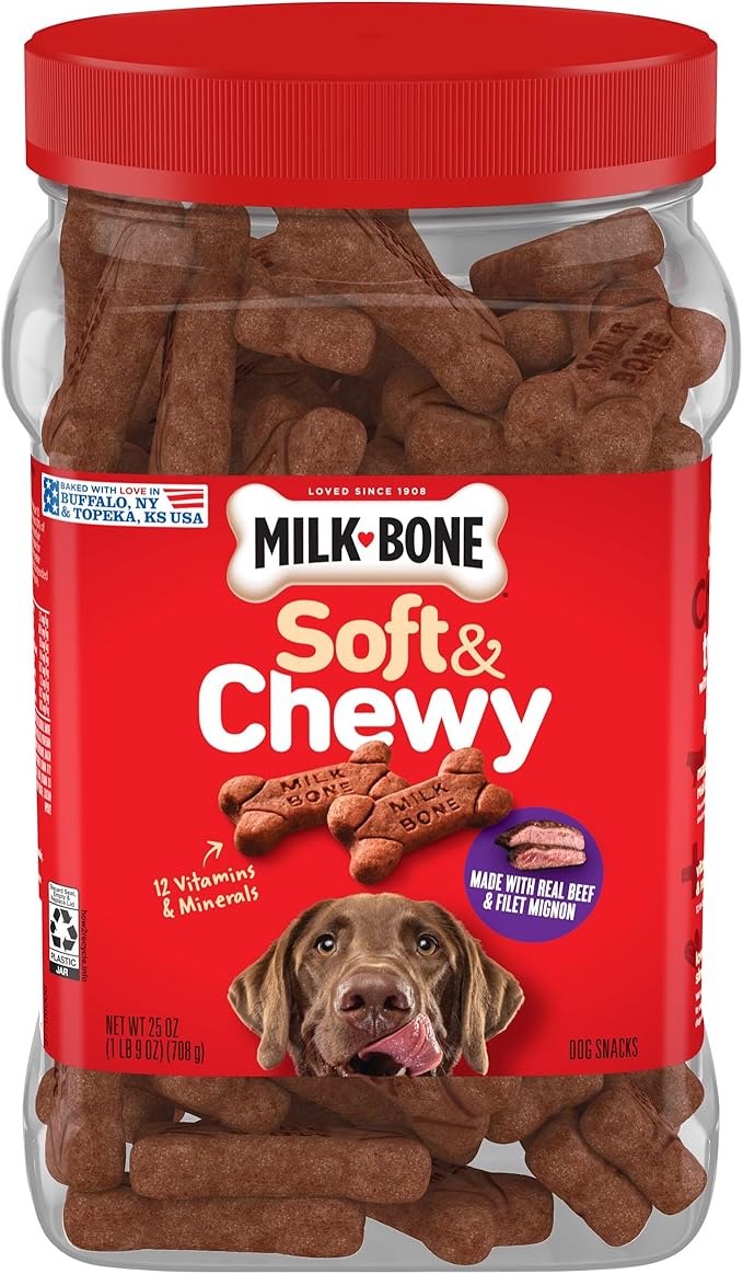 Milk-Bone Beef & Mignon Chewy Dog Treats 25oz