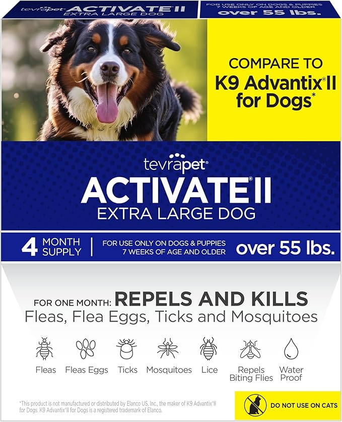 Activate II Flea & Tick Prevention for Large Dogs