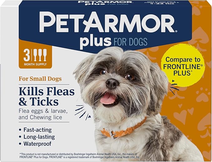 PetArmor Plus Flea & Tick Treatment for Small Dogs