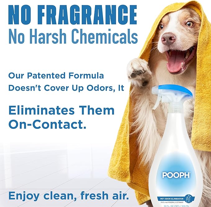 POOPH® Organic Pet Odor Eliminator Spray