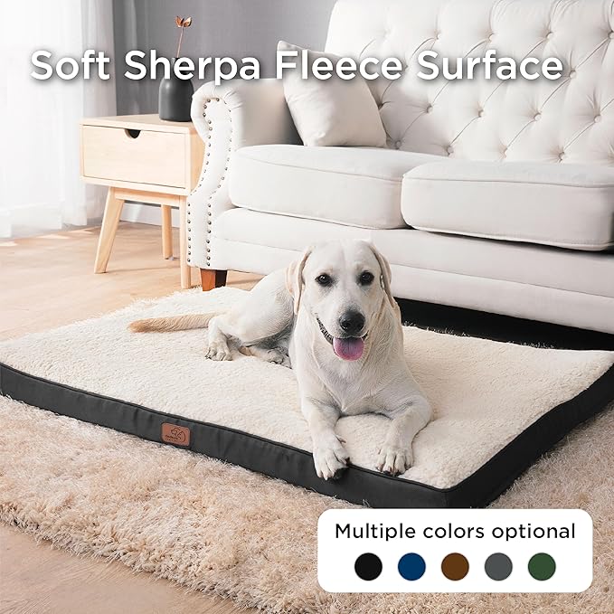 Bedsure Large Dog Bed - Orthopedic Waterproof with Washable Cover