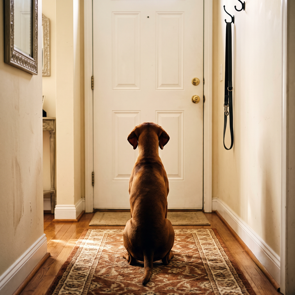 waiting by the door